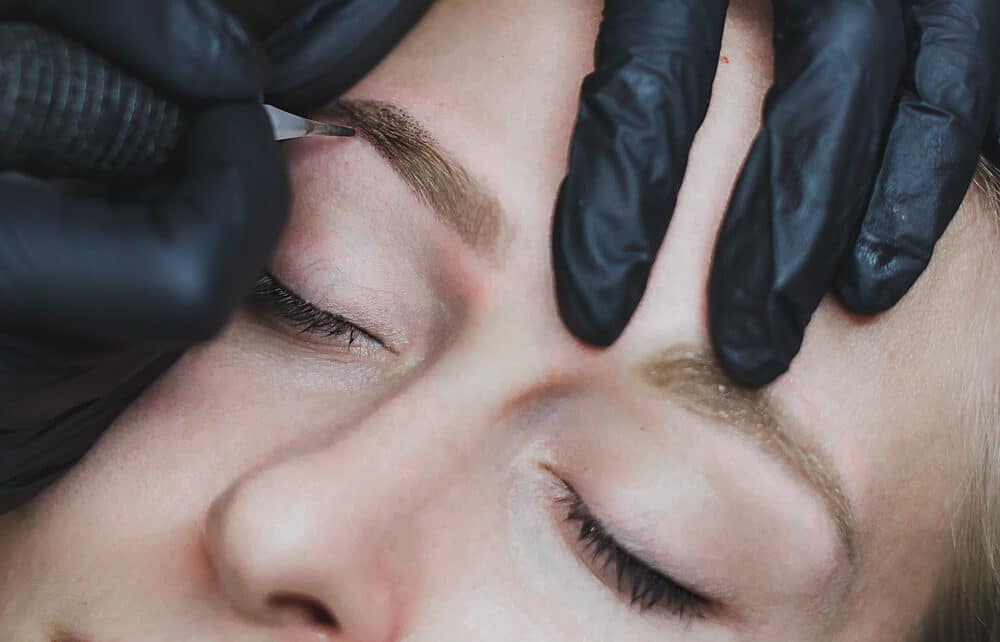 eye brow tattoo